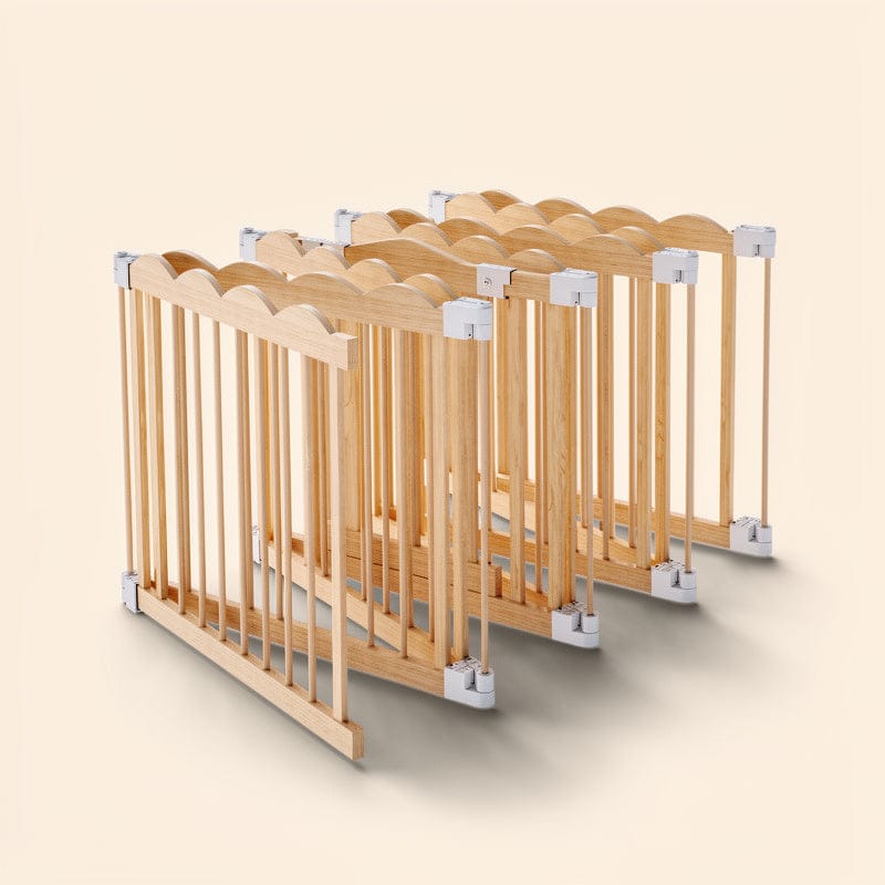 Parc bébé bois ajustable – Clôture pliante sécurisée | POUR NOTRE BÉBÉhone caméra Eeyolf 5 pouces – Surveillance HD & sécurité bébé | POUR NOTRE BÉBÉ