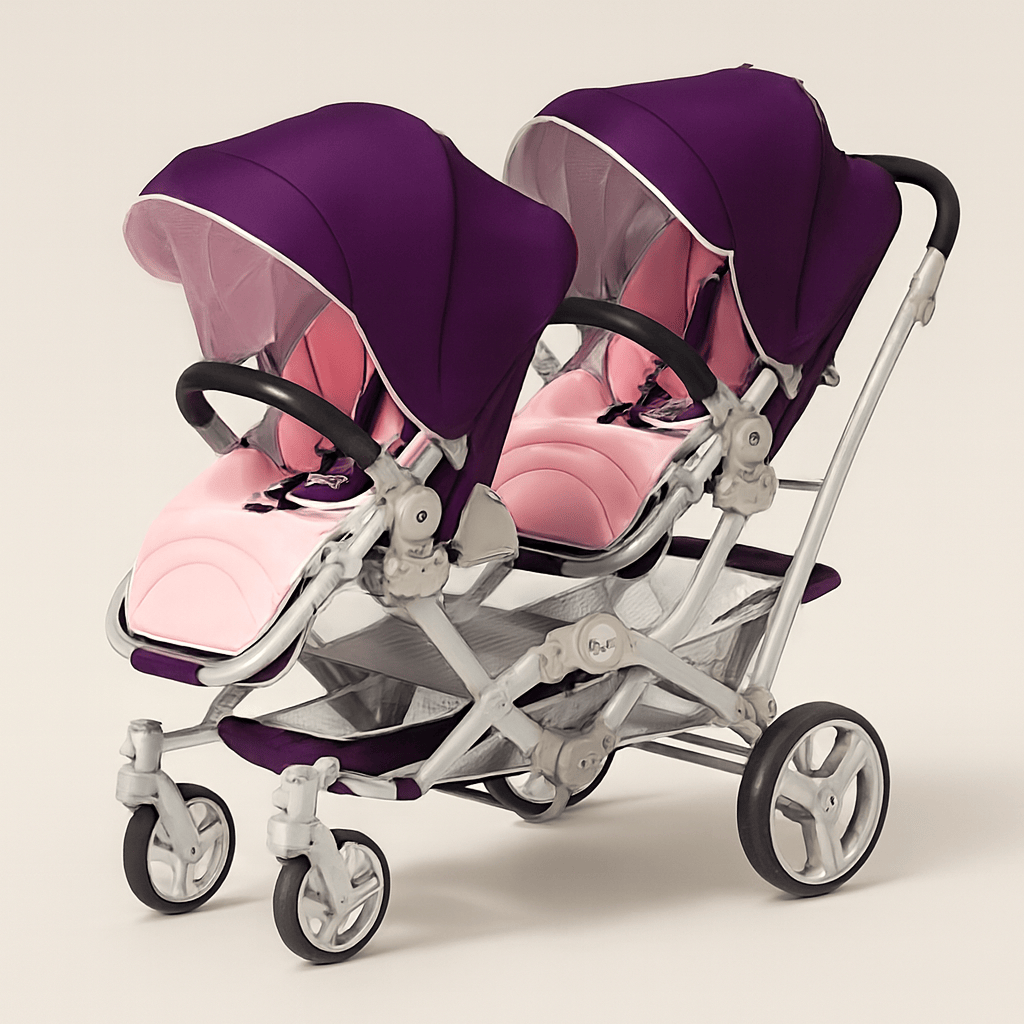 Poussette double pour jumeaux pliable | POUR NOTRE BÉBÉ