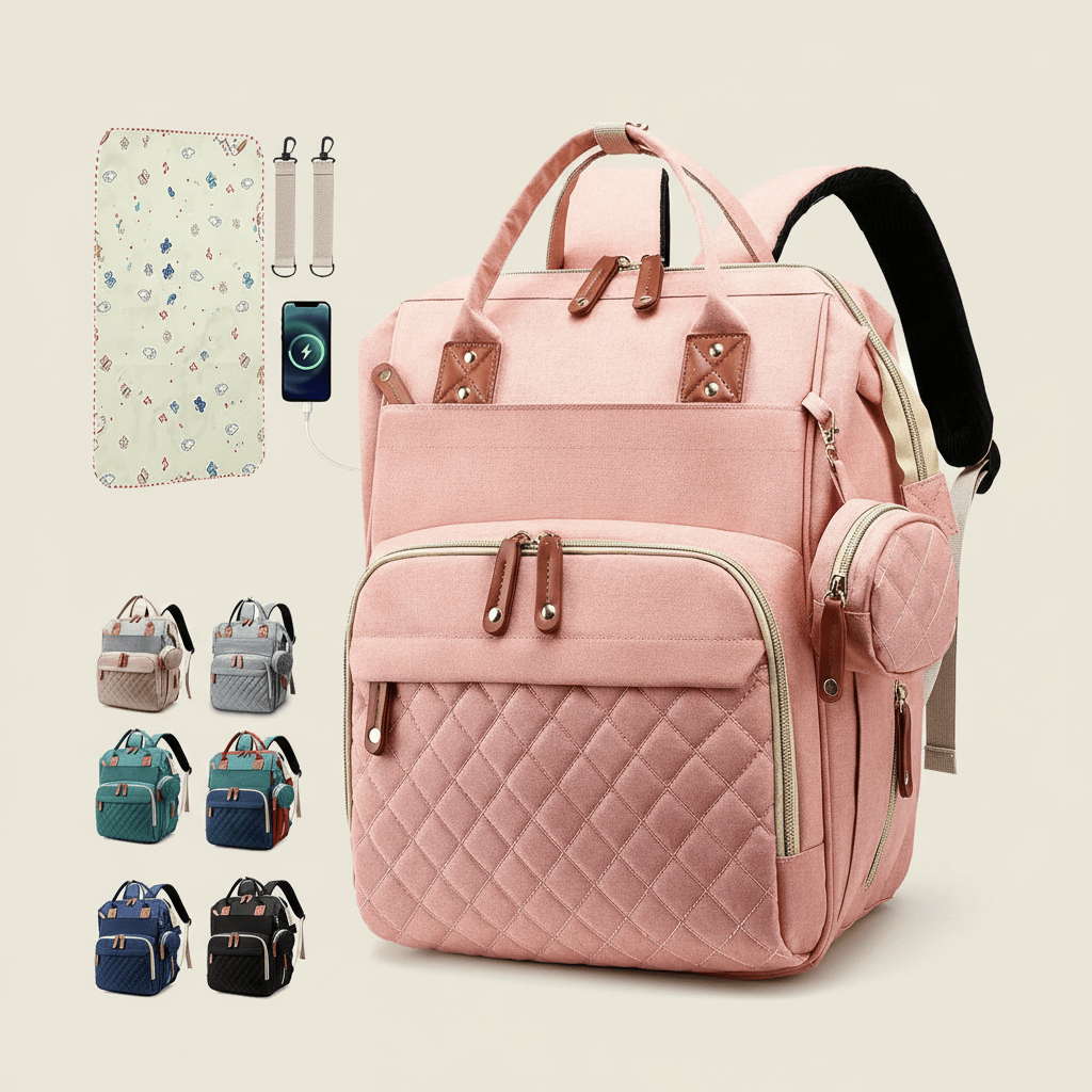 Sac à dos à langer moderne et pratique | POUR NOTRE BÉBÉ