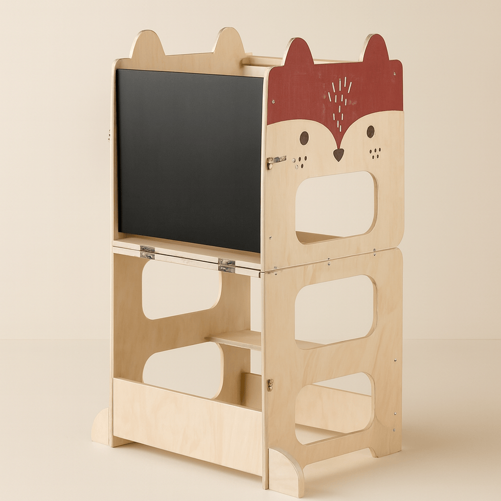 Tour d’observation Montessori convertible | POUR NOTRE BÉBÉ