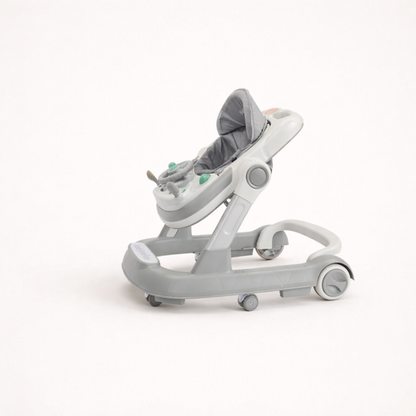 Trotteur Bébé 2 en 1 Pliable avec Plateau d’Activités – Évolutif & Sécurisé