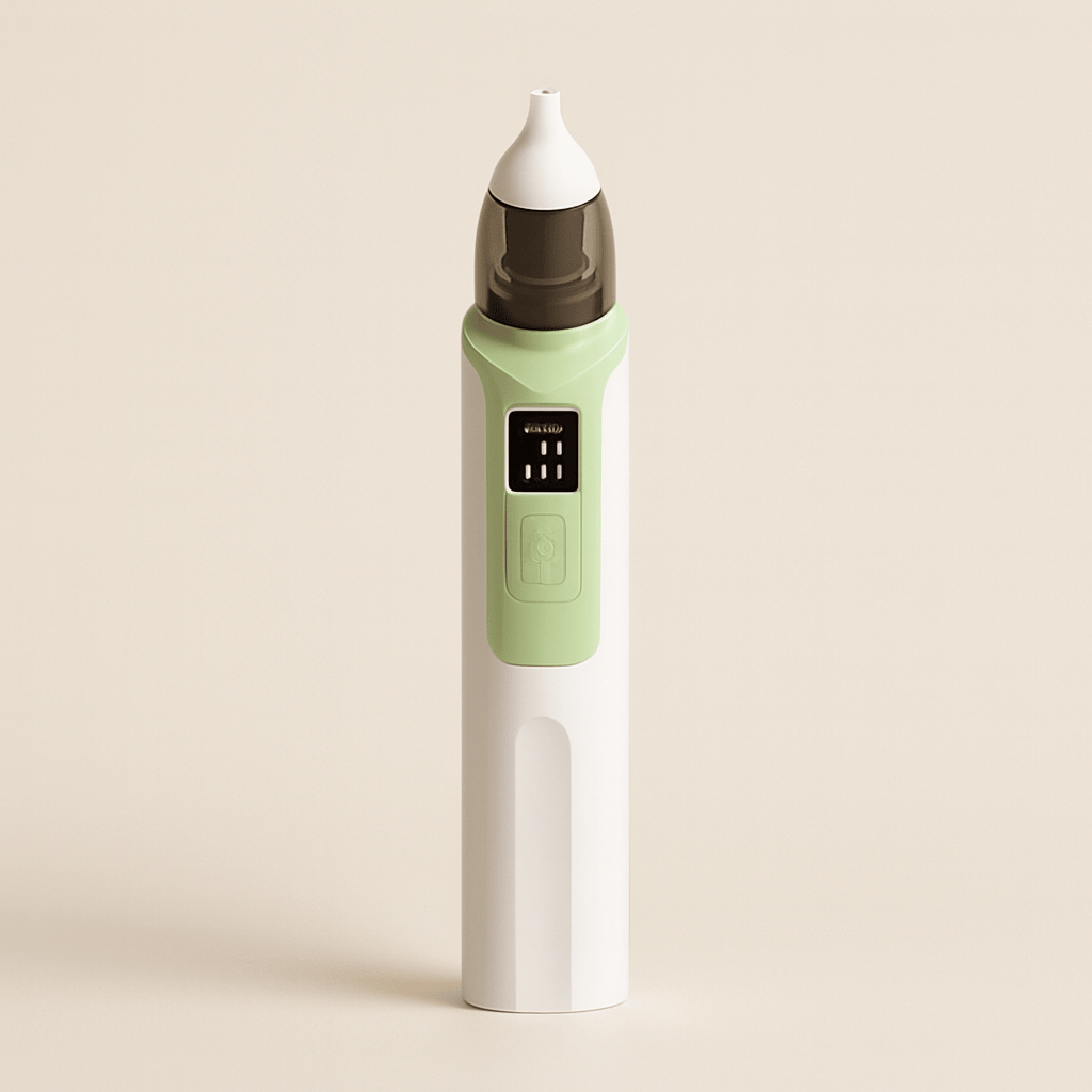 Aspirateur nasal bébé électrique – Rechargeable & hygiénique | POUR NOTRE BÉBÉ