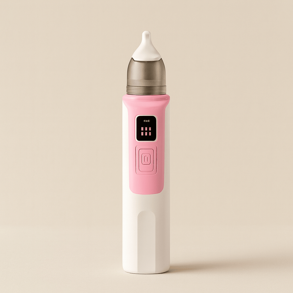 Aspirateur nasal bébé électrique – Rechargeable & hygiénique | POUR NOTRE BÉBÉ