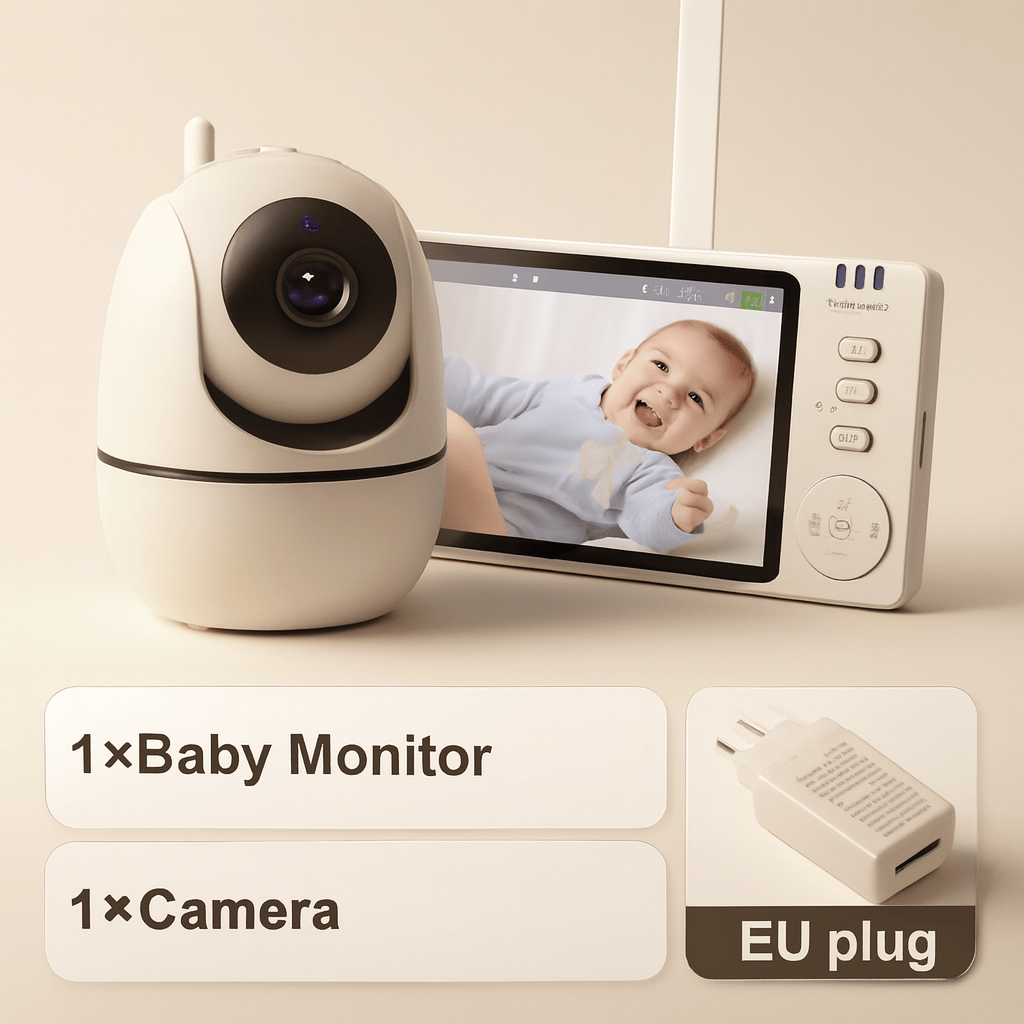 Babyphone caméra Eeyolf 5 pouces – Surveillance HD & sécurité bébé | POUR NOTRE BÉBÉ