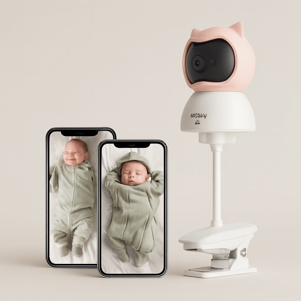 Babyphone caméra WiFi HD | Vision nocturne & détection de mouvement