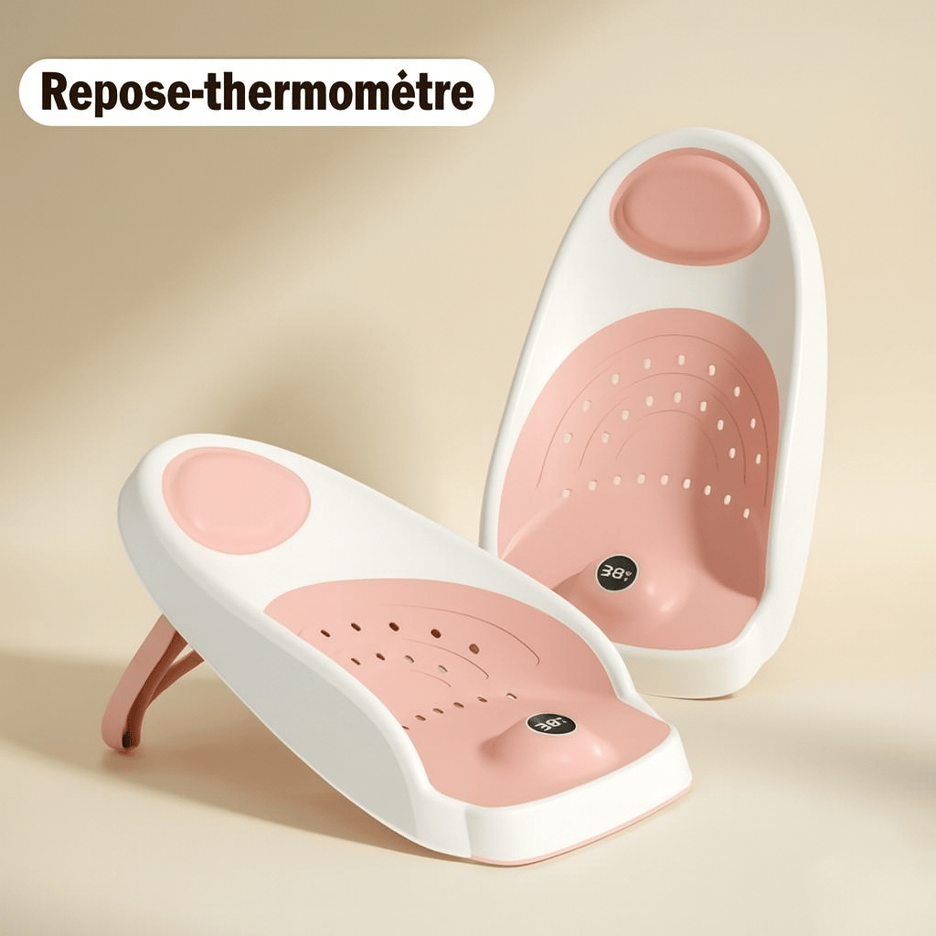 Baignoire bébé ergonomique avec support pliable | POUR NOTRE BÉBÉ
