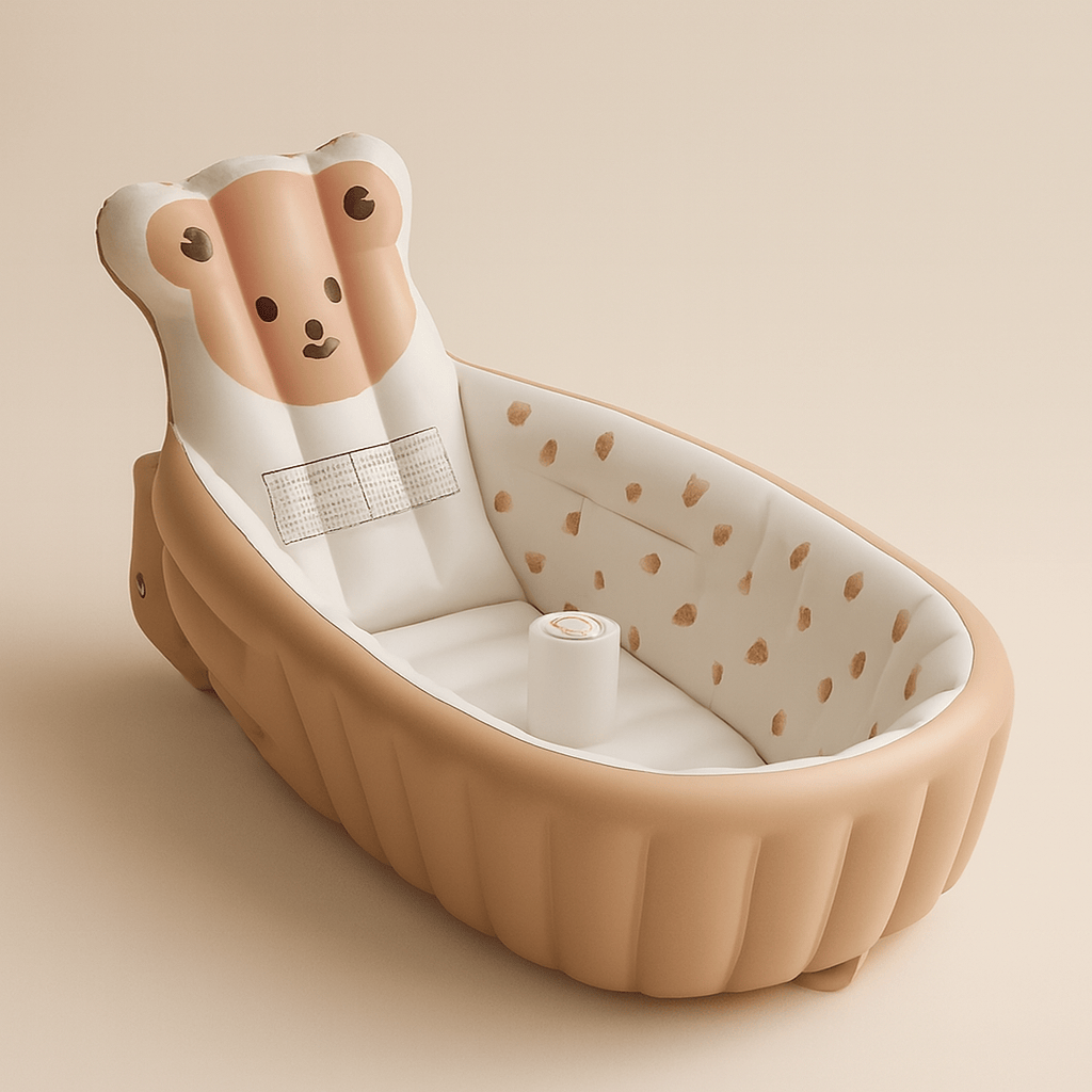 Baignoire bébé gonflable avec support | POUR NOTRE BÉBÉ
