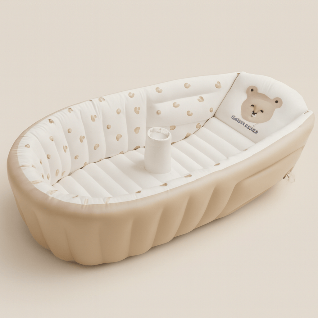 Baignoire bébé gonflable avec support | POUR NOTRE BÉBÉ