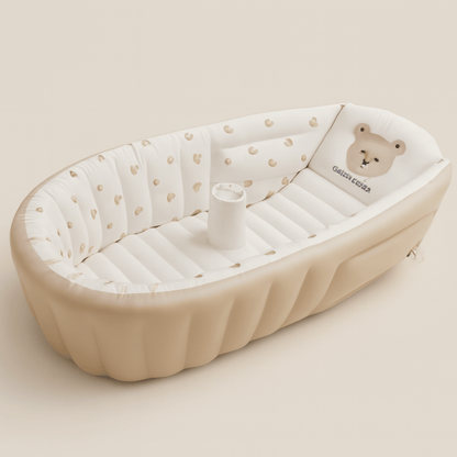 Baignoire bébé gonflable avec support | POUR NOTRE BÉBÉ