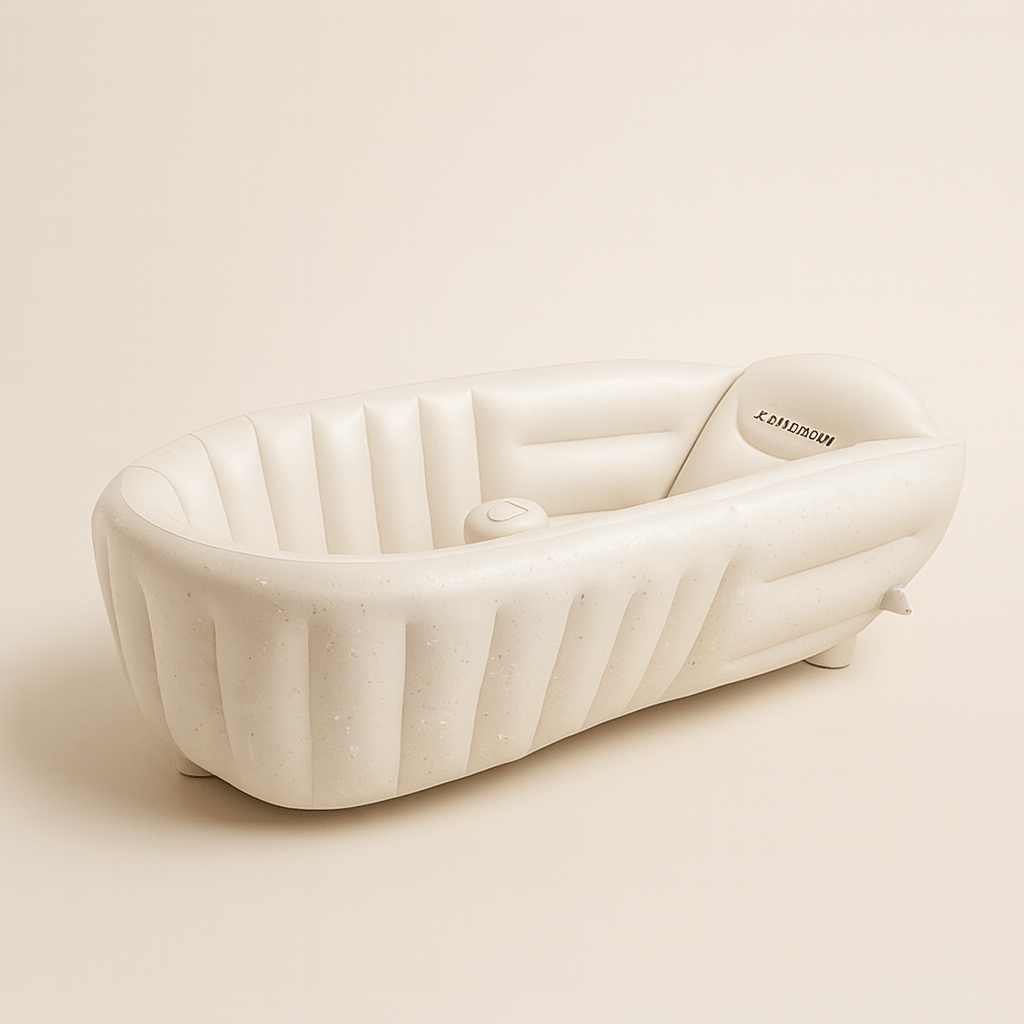 Baignoire bébé gonflable avec support | POUR NOTRE BÉBÉ