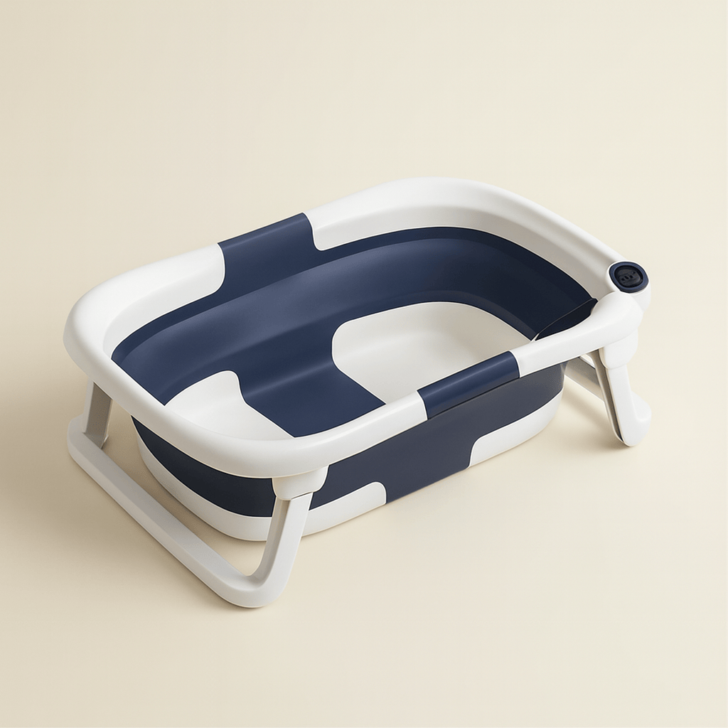 Baignoire bébé pliable silicone avec thermomètre | POUR NOTRE BÉBÉ