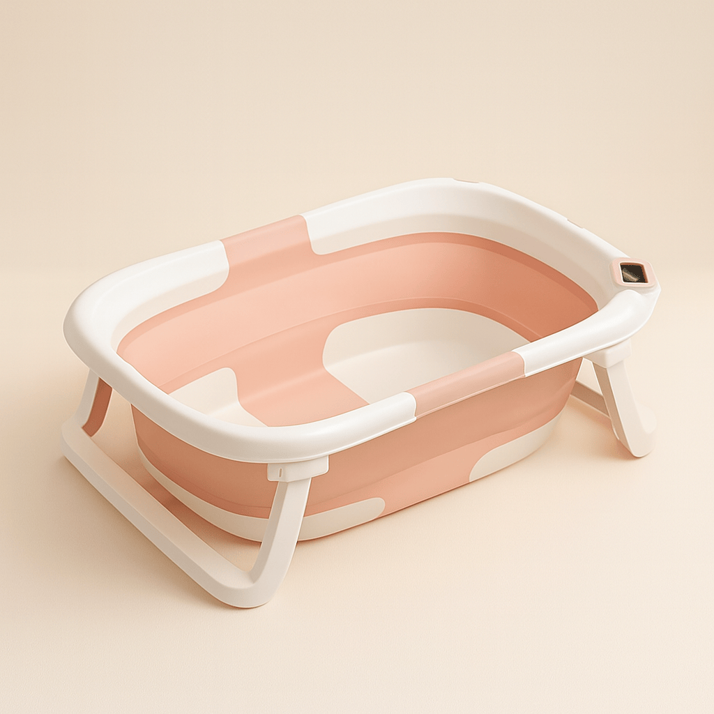 Baignoire bébé pliable silicone avec thermomètre | POUR NOTRE BÉBÉ