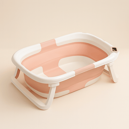 Baignoire bébé pliable silicone avec thermomètre | POUR NOTRE BÉBÉ