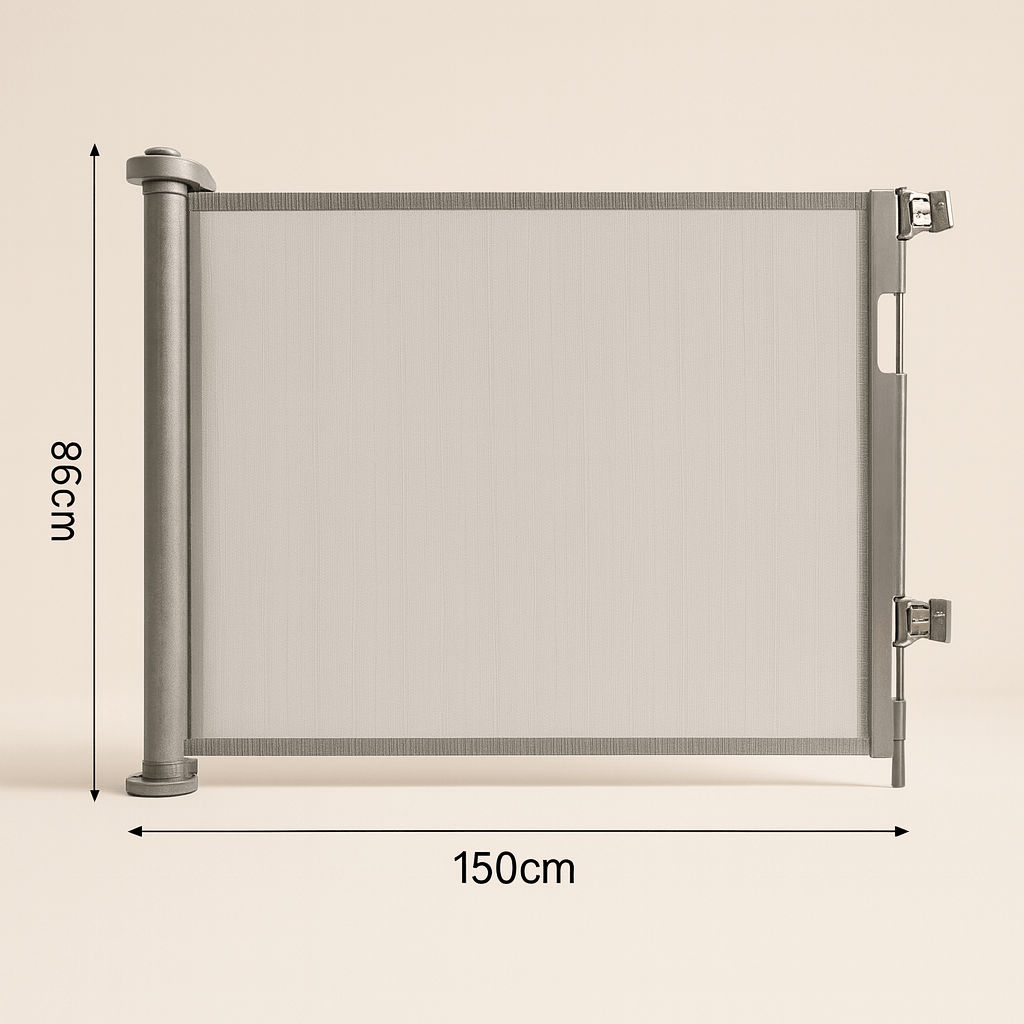 Barrière de sécurité enfant extensible pour escalier – POUR NOTRE BÉBÉ