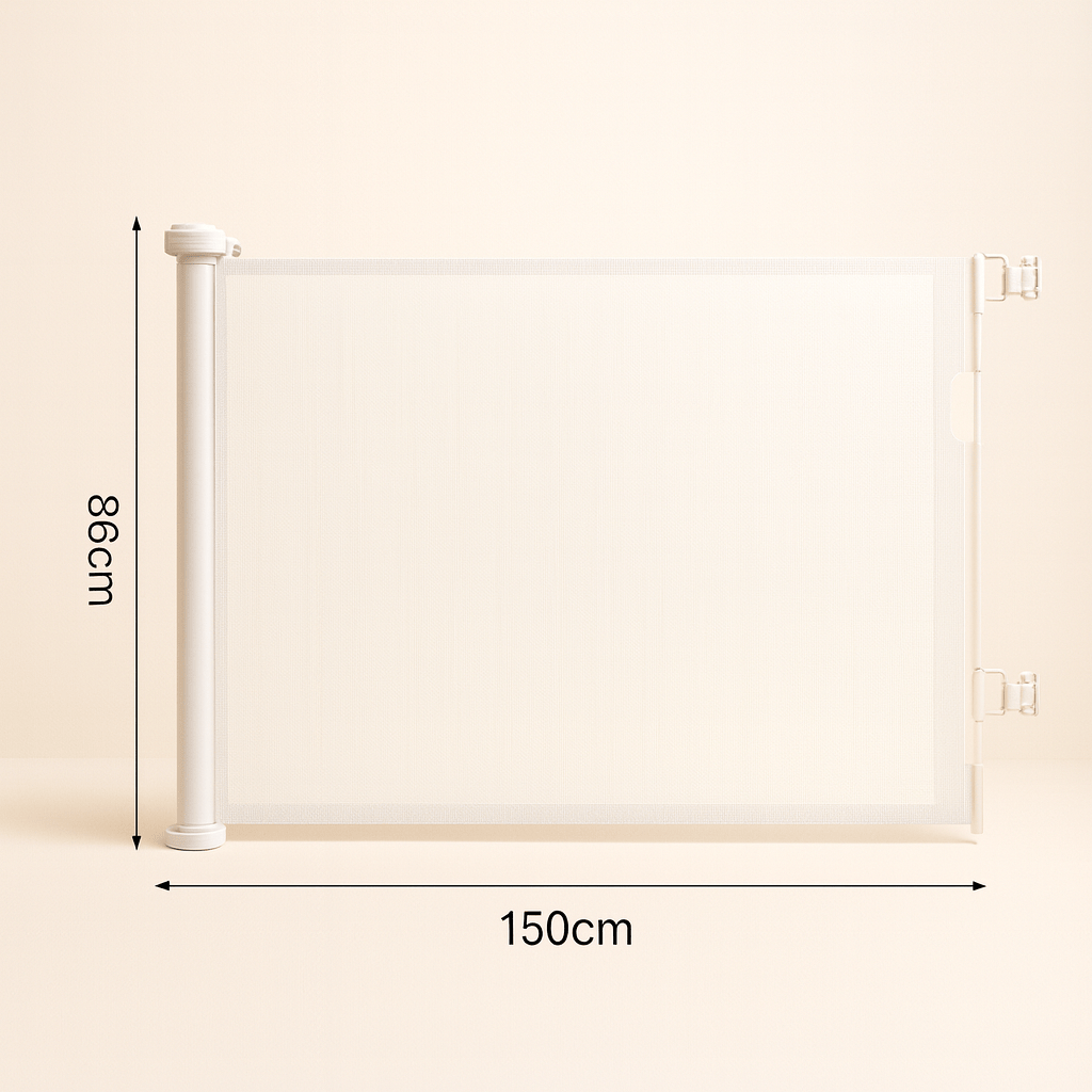 Barrière de sécurité enfant extensible pour escalier – POUR NOTRE BÉBÉ