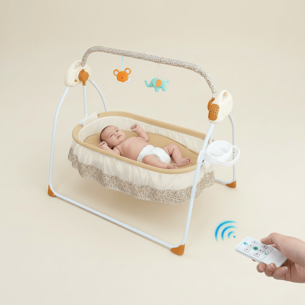 Berceau bébé électrique pliable | POUR NOTRE BÉBÉ