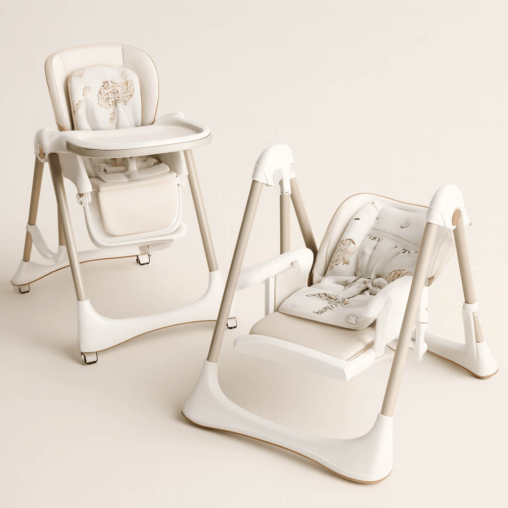 Chaise haute bébé multifonction pliable