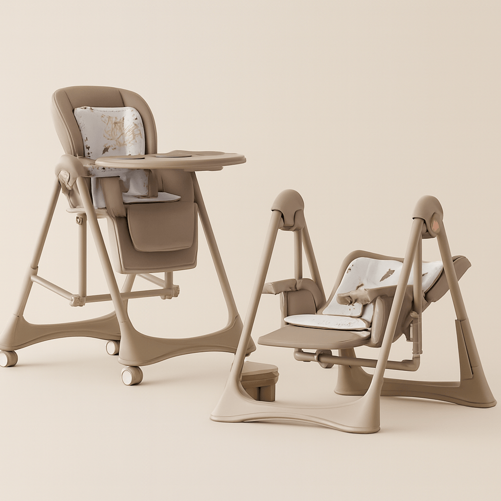 Chaise haute bébé multifonction pliable