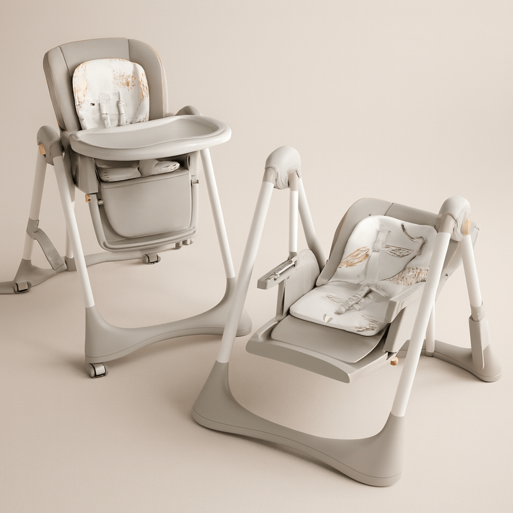 Chaise haute bébé multifonction pliable