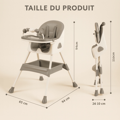 Chaise haute bébé pliable | POUR NOTRE BÉBÉ