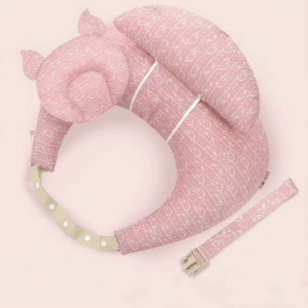 Coussin d’allaitement grossesse ergonomique en coton lavable. Confort, soutien et praticité pour maman et bébé dès la naissance. Disponible chez POUR NOTRE BÉBÉ.
