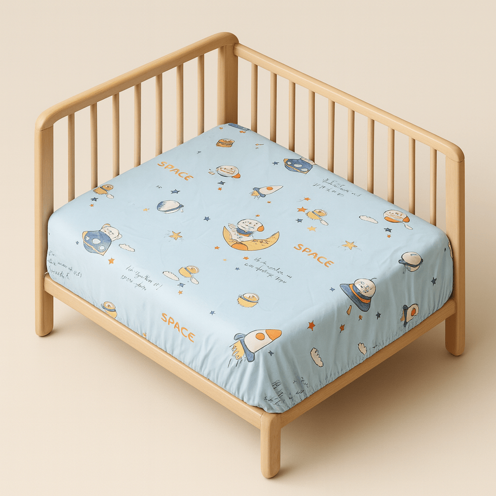 Drap housse bébé 60x120 coton doux | POUR NOTRE BÉBÉ