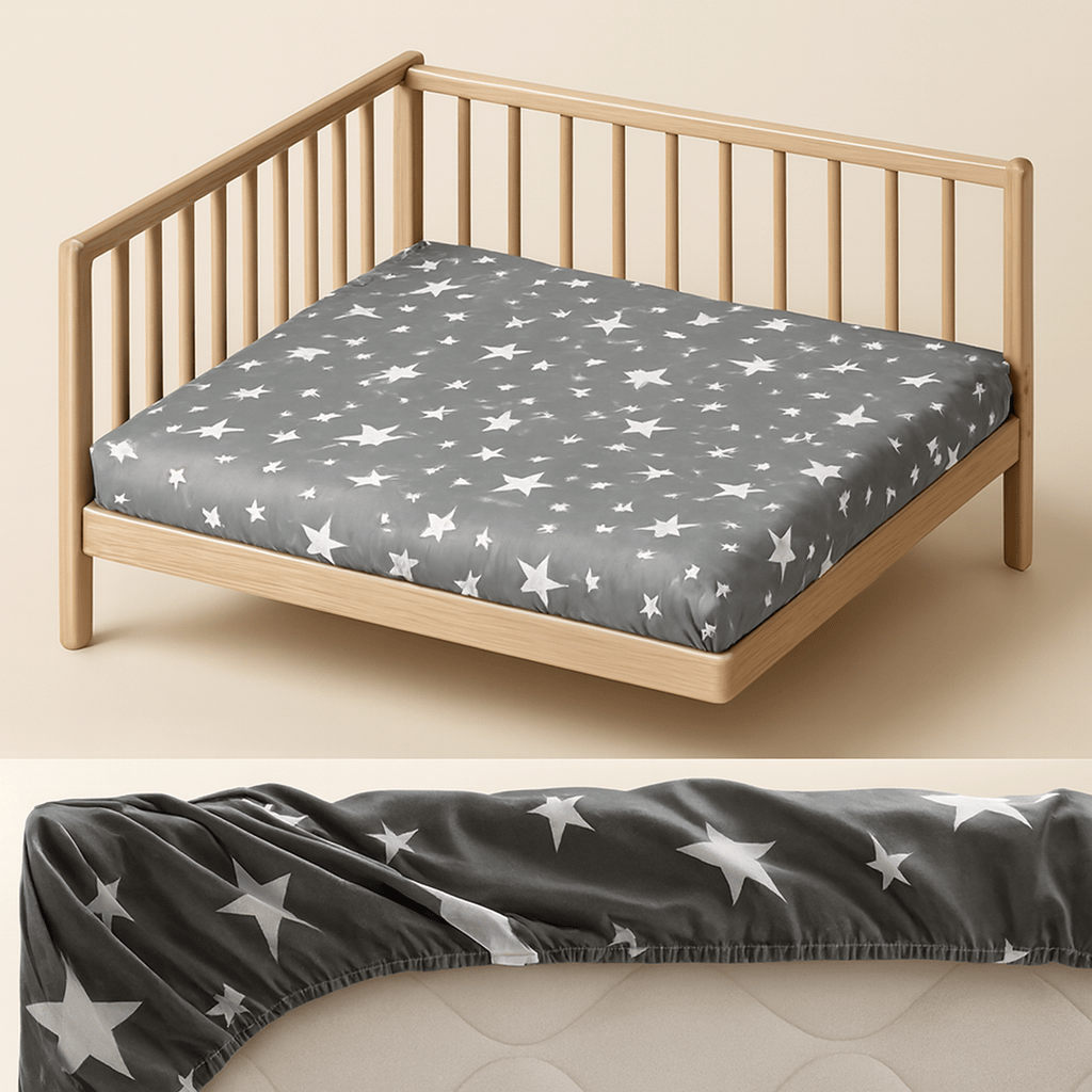 Drap housse bébé 60x120 coton doux | POUR NOTRE BÉBÉ