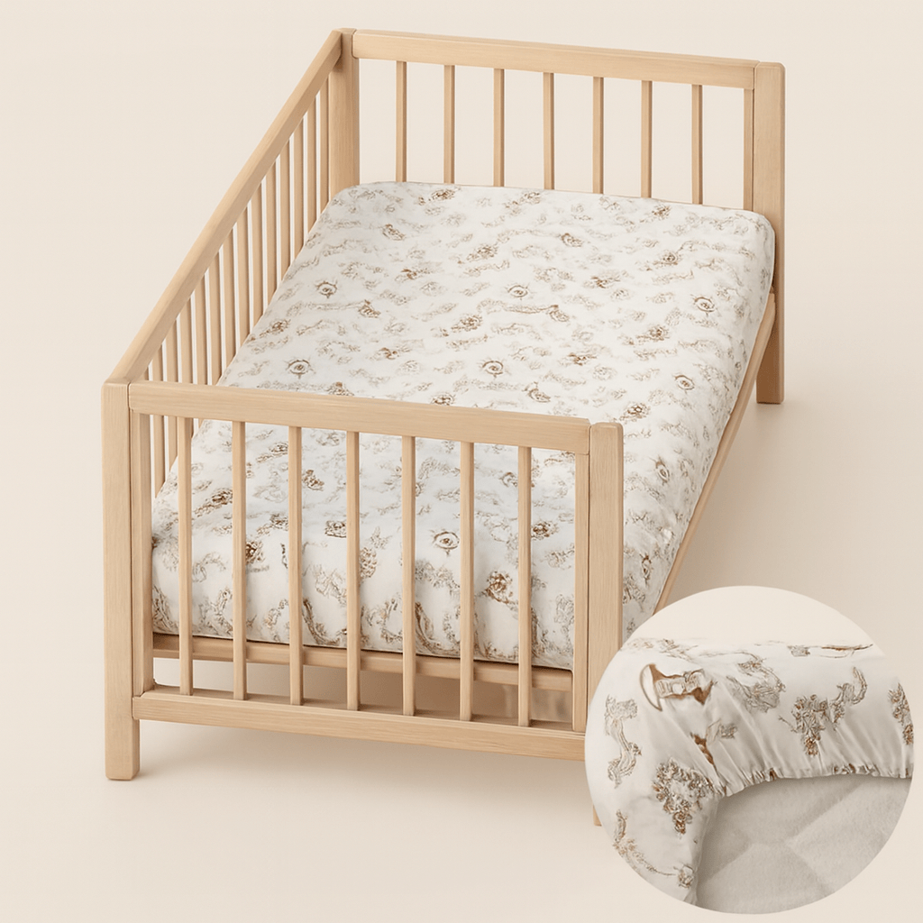 Drap housse bébé 60x120 coton doux | POUR NOTRE BÉBÉ