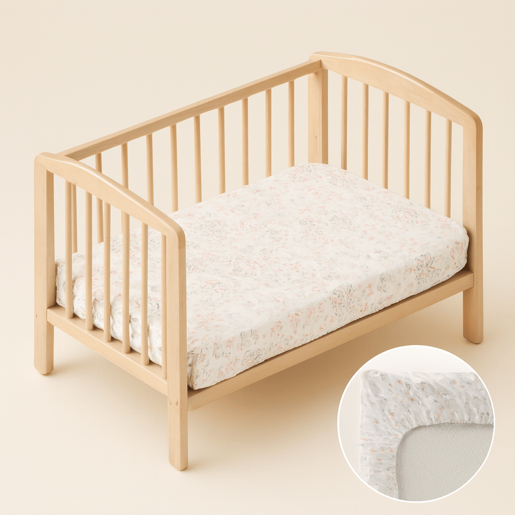 Drap housse bébé 60x120 coton doux | POUR NOTRE BÉBÉ