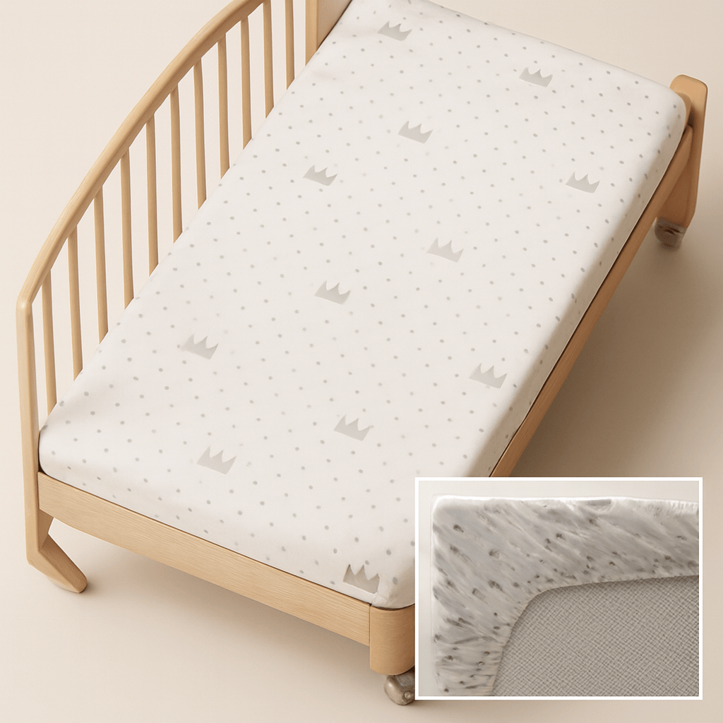 Drap housse bébé 60x120 coton doux | POUR NOTRE BÉBÉ