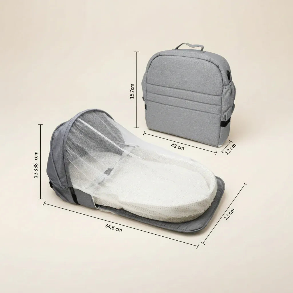 Lit de voyage bébé pliable moustiquaire | POUR NOTRE BÉBÉ