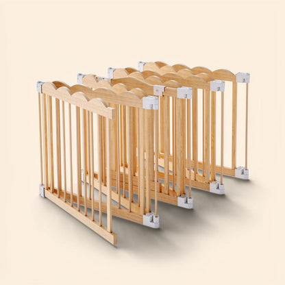 Parc bébé bois ajustable – Clôture pliante sécurisée | POUR NOTRE BÉBÉhone caméra Eeyolf 5 pouces – Surveillance HD & sécurité bébé | POUR NOTRE BÉBÉ