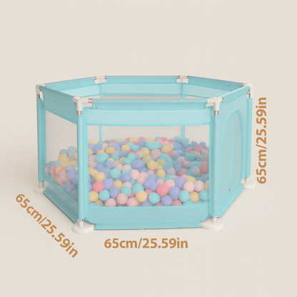 Parc bébé pliable hexagonal sécurisé | POUR NOTRE BÉBÉ