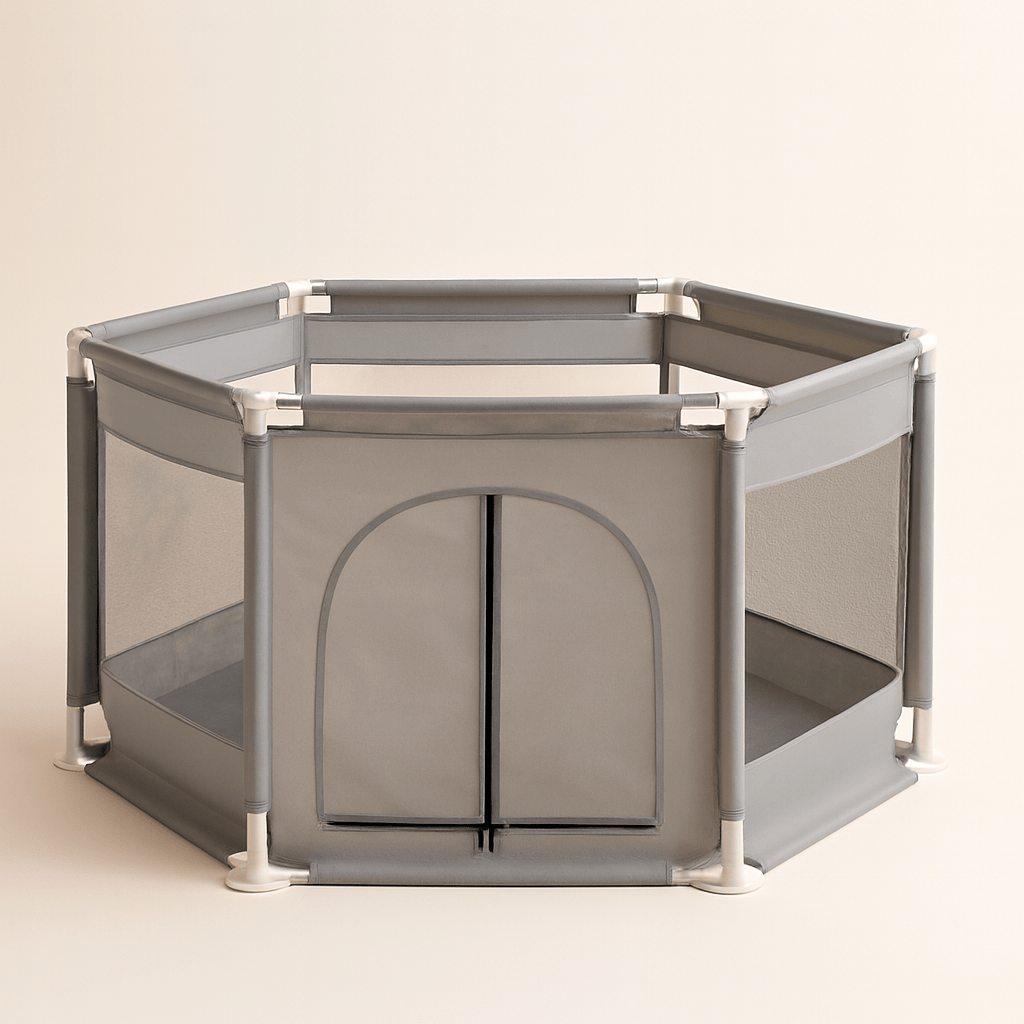 Parc bébé pliable hexagonal sécurisé | POUR NOTRE BÉBÉ