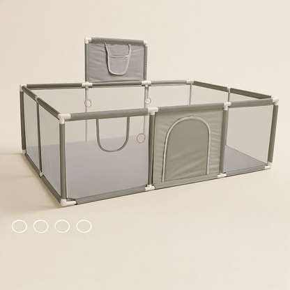 Parc bébé pliable rectangulaire sécurisé | POUR NOTRE BÉBÉ