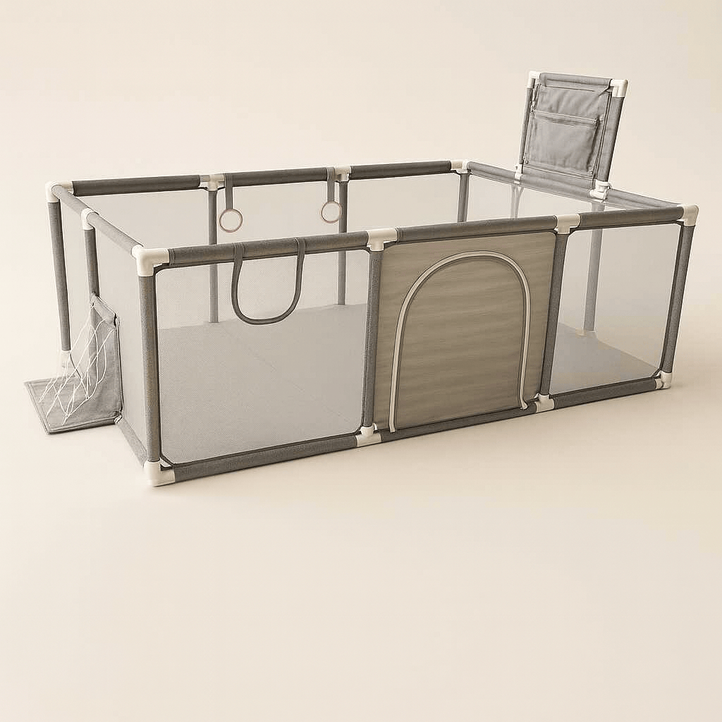 Parc bébé pliable rectangulaire sécurisé | POUR NOTRE BÉBÉ
