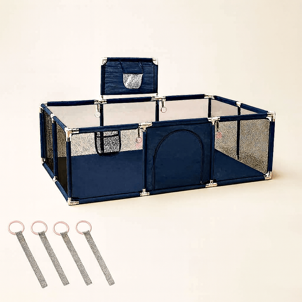 Parc bébé pliable rectangulaire sécurisé | POUR NOTRE BÉBÉ