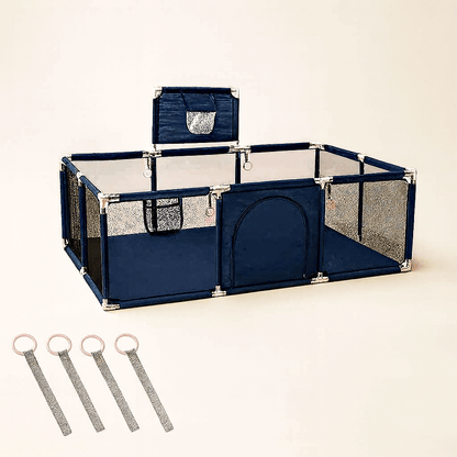 Parc bébé pliable rectangulaire sécurisé | POUR NOTRE BÉBÉ