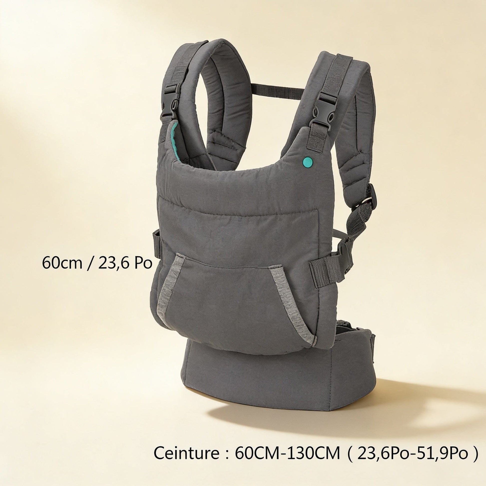 Porte bébé avec armature ergonomique