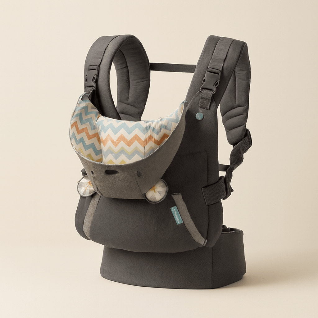Porte bébé avec armature ergonomique