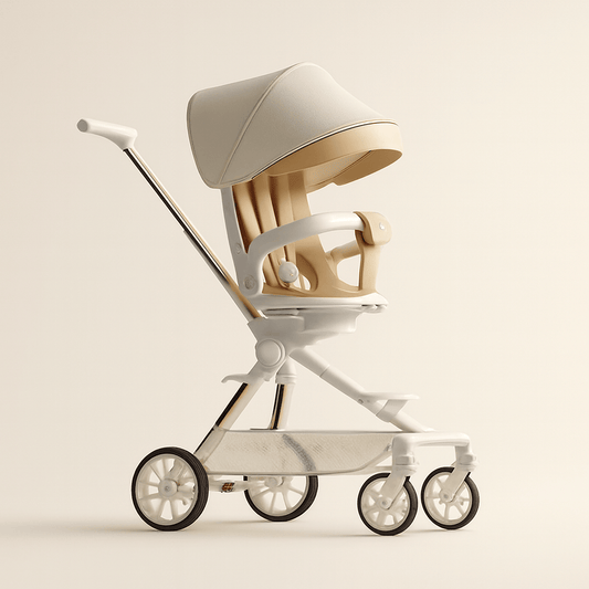 Poussette 3 en 1 compacte | Sécurité & confort bébé