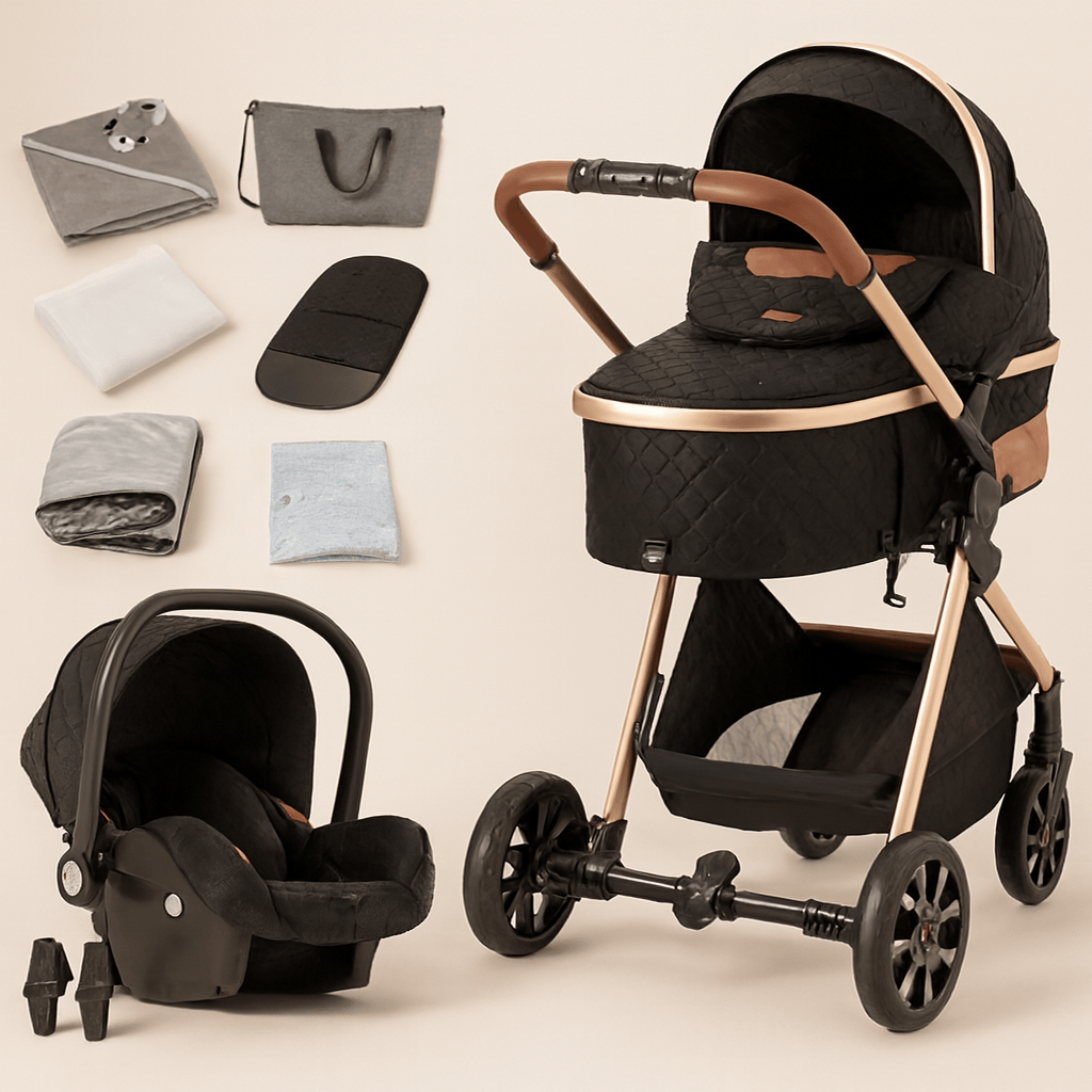 Poussette bébé 2 en 1 pliable | POUR NOTRE BÉBÉ