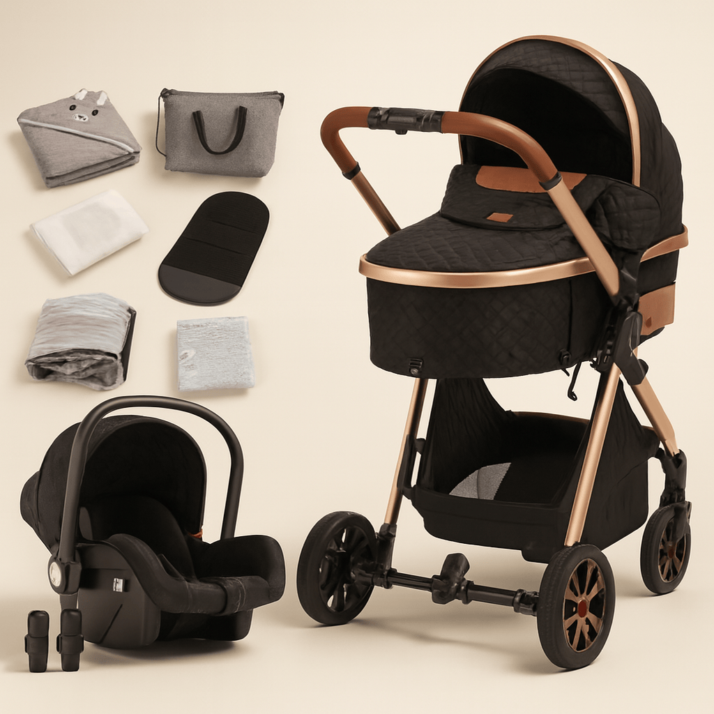 Poussette bébé 2 en 1 pliable | POUR NOTRE BÉBÉ