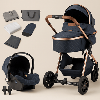 Poussette bébé 2 en 1 pliable | POUR NOTRE BÉBÉ