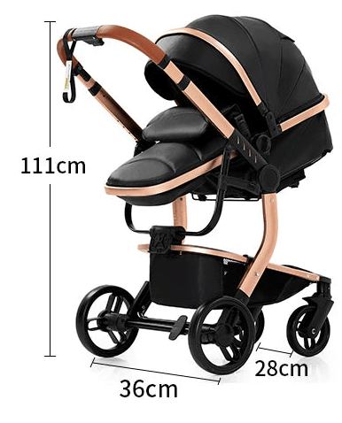 Poussette 3 en 1 bébé pliable