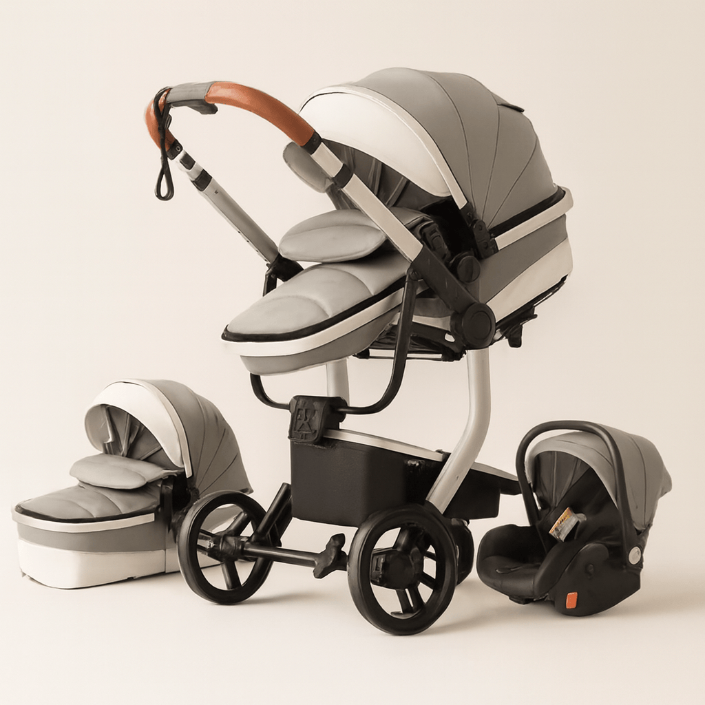 Poussette 3 en 1 bébé pliable
