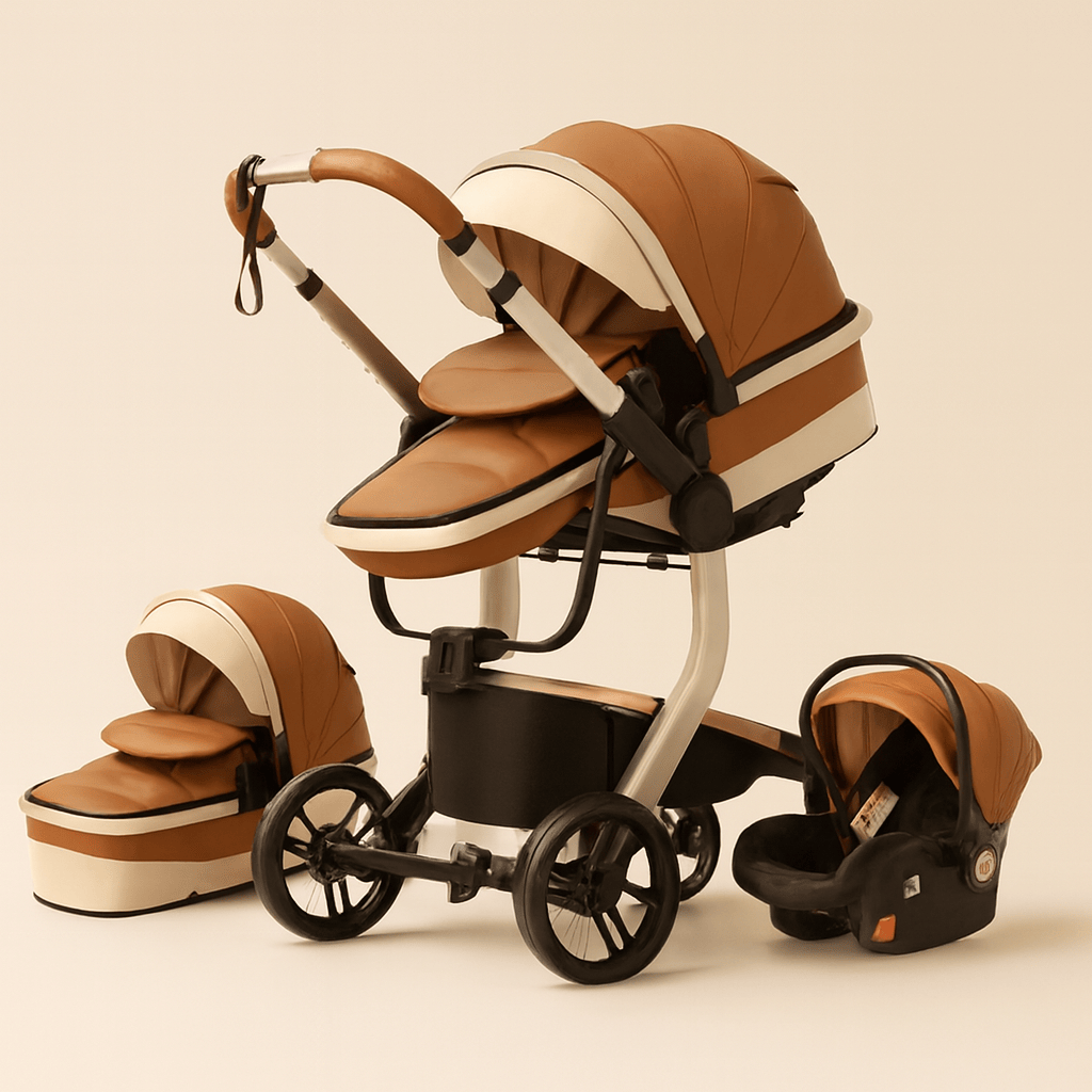 Poussette 3 en 1 bébé pliable