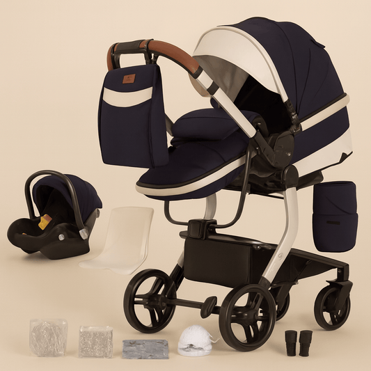 Poussette 3 en 1 bébé pliable