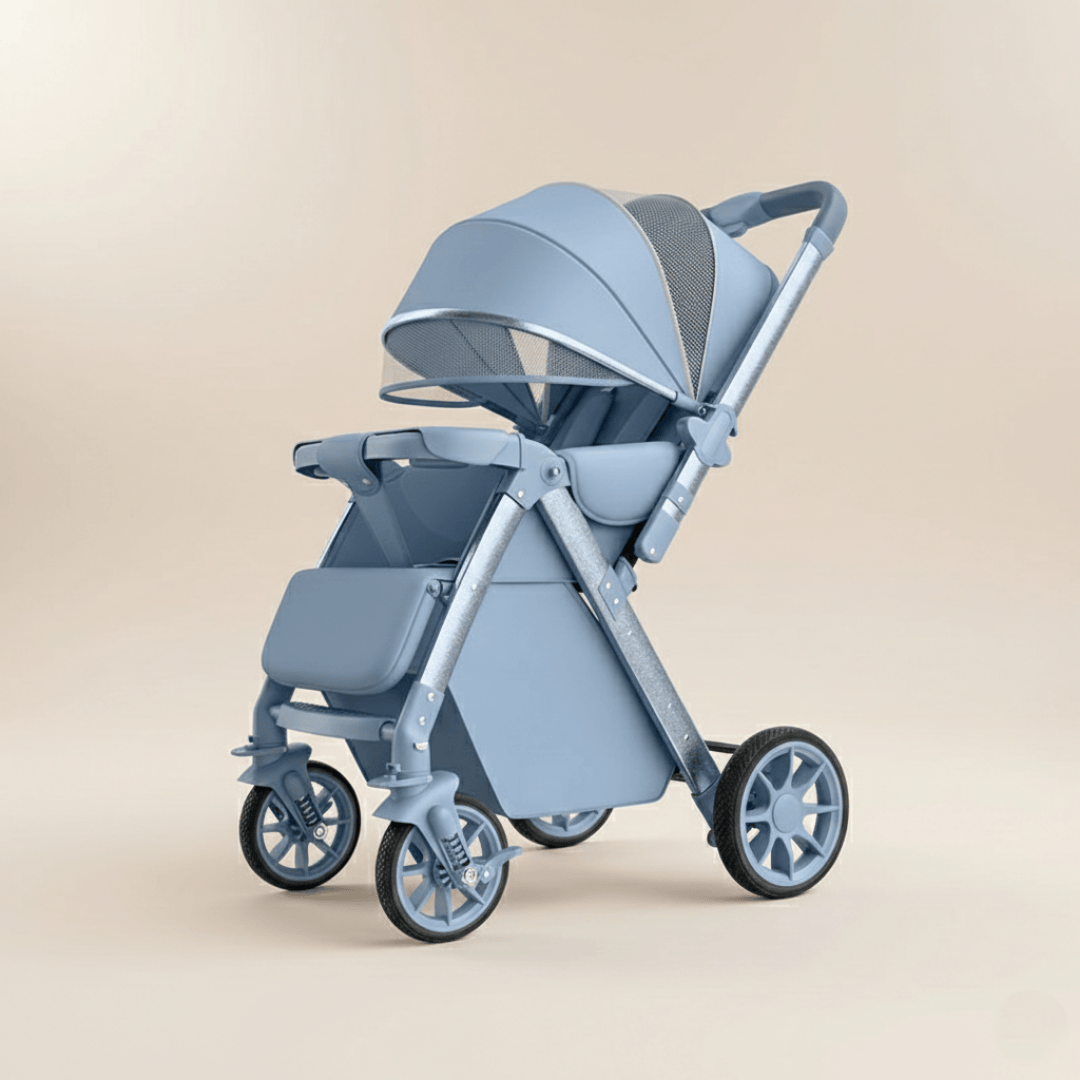 Poussette bébé réversible 2 en 1 compacte | POUR NOTRE BÉBÉ