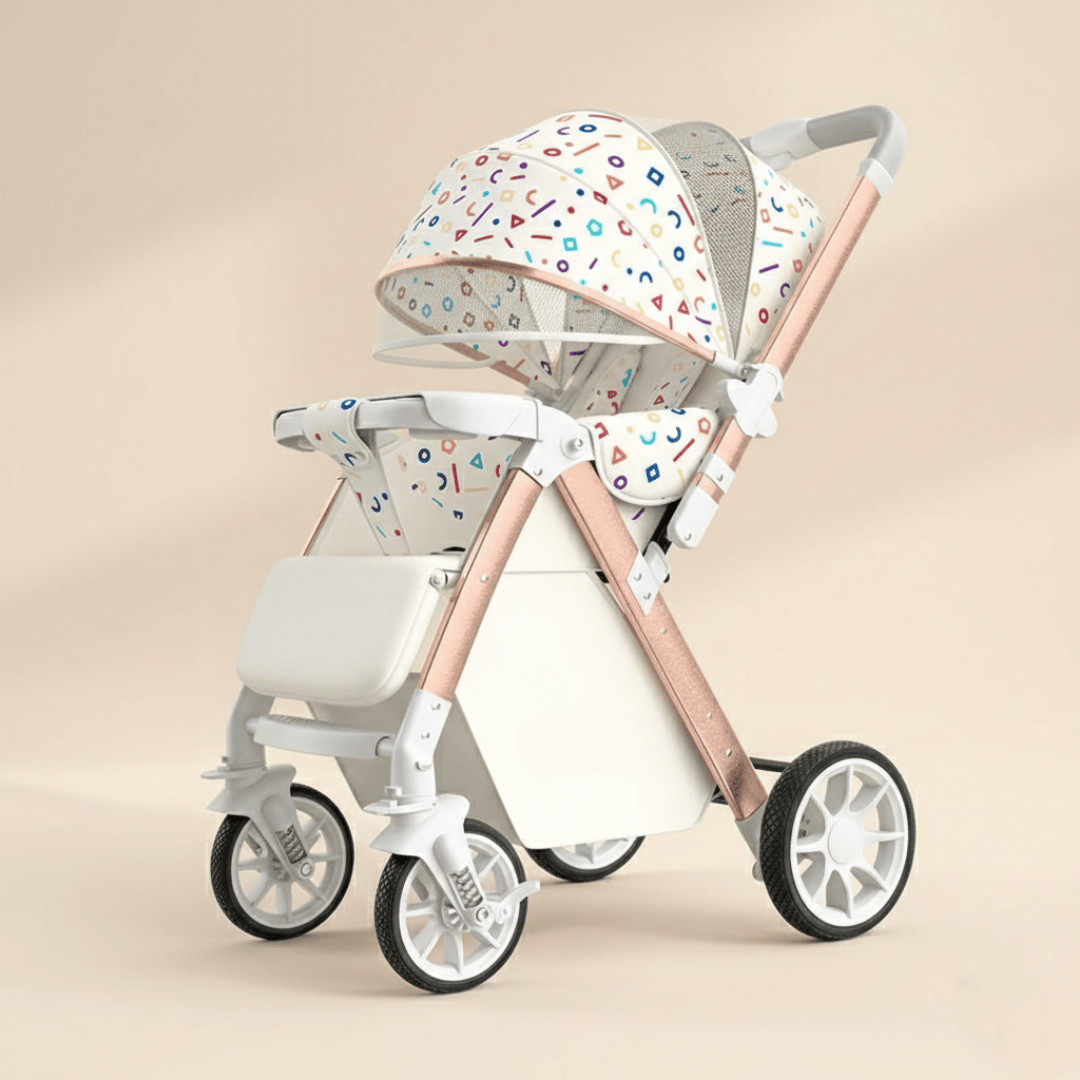 Poussette bébé réversible 2 en 1 compacte | POUR NOTRE BÉBÉ